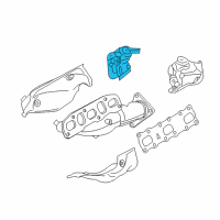 OEM 2013 Nissan 370Z Cover-Exhaust Manifold Diagram - 16590-EY02A