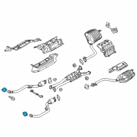 OEM 2016 Hyundai Genesis Gasket-Exhaust Pipe Diagram - 28751-2B250