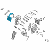 OEM Kia Forte Core & Seal Assembly-HEA Diagram - 97138M6000