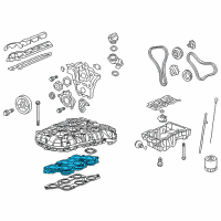 OEM 2012 GMC Acadia Intake Manifold Diagram - 12633365