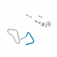 OEM Acura MDX Belt, Compressor Diagram - 38920-P8F-306