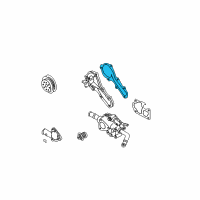 OEM Nissan Sentra Gasket-Water Pump Diagram - 21014-4M501