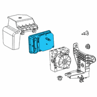 OEM 2018 Jeep Compass Module-Anti-Lock Brake System Diagram - 68354151AG