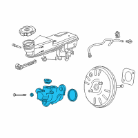 OEM 2016 Chevrolet Cruze Master Cylinder Diagram - 13486146