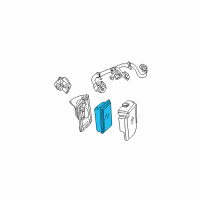 OEM GMC Sierra 2500 HD Classic ECM Diagram - 89017749