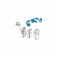 OEM 2002 Chevrolet Suburban 2500 Harness Diagram - 12601825