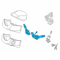 OEM Hyundai Switch Assembly-Multifunction Diagram - 93400-2V010