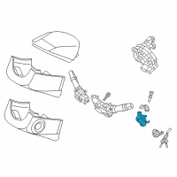 OEM 2015 Hyundai Veloster Body & Switch Assembly-Steering & IGNTION Diagram - 81910-2V110