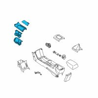 OEM Nissan Altima Cup Holder Assembly-Black Diagram - 68430-8J012