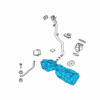 OEM 2022 BMW 330i xDrive PLASTIC FUEL TANK Diagram - 16-11-9-895-863