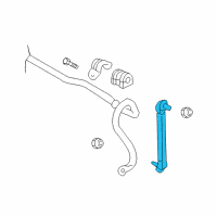 OEM Chevrolet Aveo5 Stabilizer Link Diagram - 95994977