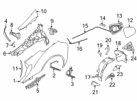 OEM 2014 BMW i8 Tensioning Strap, Emergency. Operation, Rear Diagram - 51-17-7-383-202