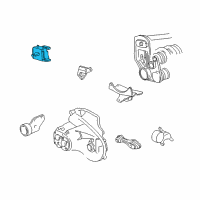 OEM 1996 Chevrolet Cavalier RH Engine Mount (Manual) *Green/Orangee Diagram - 22174932