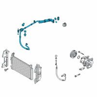 OEM 2019 Hyundai Sonata Tube Assembly-Suction & Liquid Diagram - 97775-C2500