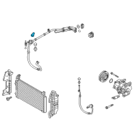 OEM Hyundai Sonata A/C Trinary Switch Diagram - 97626C2100