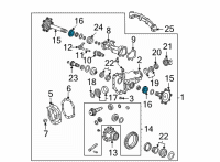 OEM GMC Sierra 2500 HD Output Shaft Seal Diagram - 84756924