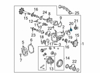 OEM GMC Sierra 3500 HD Outer Bearing Seal Diagram - 84756936