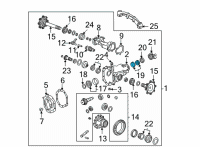OEM 2022 GMC Sierra 2500 HD Outer Bearing Diagram - 84446306