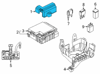 OEM 2021 Ford F-150 COVER - FUSE PANEL Diagram - ML3Z-14A003-B