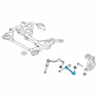 OEM 2016 BMW M4 Left Wishbone Diagram - 31-12-2-284-529