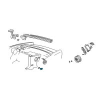 OEM 1996 Chevrolet Camaro Lamp Asm-Quarter Courtesy Diagram - 10253755