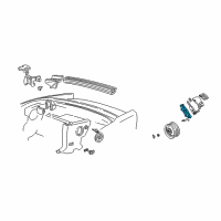 OEM 2002 Pontiac Firebird Jack Asm Diagram - 10223328