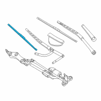 OEM 2006 BMW M6 Right Wiper Blade Diagram - 61-61-7-177-376