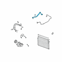 OEM 2009 Saturn Vue Hose Asm-A/C Evaporator Thermal Expansion Valve Diagram - 96852698