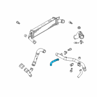 OEM 2014 Ford Police Interceptor Utility Upper Hose Diagram - AA5Z-9J478-B