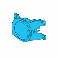 OEM 2019 Toyota C-HR Fog Lamp Assembly Diagram - PT857-42193