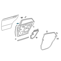 OEM 2022 Toyota Avalon Seal Diagram - 67845-07010