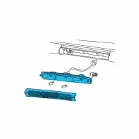 OEM 1998 Ford F-250 High Mount Lamp Diagram - XL3Z-13A613-BA