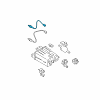 OEM 2019 Nissan Maxima Heated Oxygen Sensor Diagram - 226A0-4LA1A