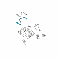 OEM Nissan Juke Air Fuel Ratio Sensor Diagram - 22693-1KC0A