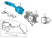 OEM Honda Civic SWITCH ASSY Diagram - 35255-T20-C11