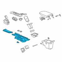 OEM 2021 Cadillac XT5 Trim Plate Diagram - 84984543