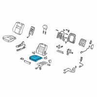 OEM 2006 Acura RL Pad, Right Front Seat Cushion Diagram - 81137-SJA-G01