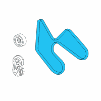 OEM Mercury Serpentine Belt Diagram - 9L2Z-8620-A