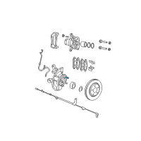 OEM Chrysler Pacifica Wheel Stud Diagram - 6508707AA