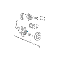 OEM 2011 Dodge Avenger Wheel Stud Diagram - 6508707AA