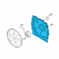 OEM Kia SHROUD-Radiator Diagram - 25350D5200