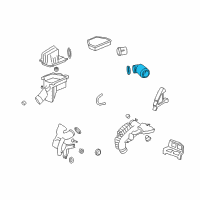 OEM 2009 Saturn Vue Air Intake Hose Diagram - 19167511