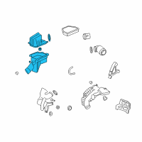 OEM Saturn Housing, Air Cleaner Diagram - 19167580