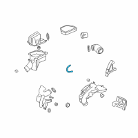 OEM 2009 Saturn Vue Hose, Pcv Diagram - 12608343