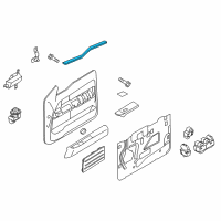 OEM 2013 Ford F-150 Belt Weatherstrip Diagram - 9L3Z-1521456-A