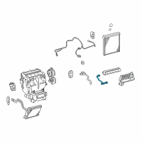 OEM 2020 Toyota Sienna In-Car Sensor Diagram - 88625-41030