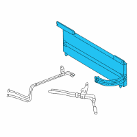 OEM Lincoln Aviator Oil Cooler Diagram - 4C5Z-7A095-B