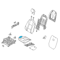 OEM 2016 Hyundai Elantra GT Pad Assembly-Front Seat Cushion Passenge Diagram - 88250-A5000