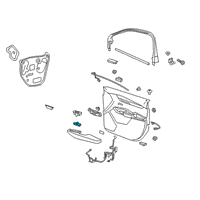 OEM Cadillac XT5 Window Switch Diagram - 84583136