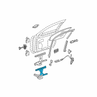 OEM 2008 GMC Canyon Window Regulator Diagram - 15922915